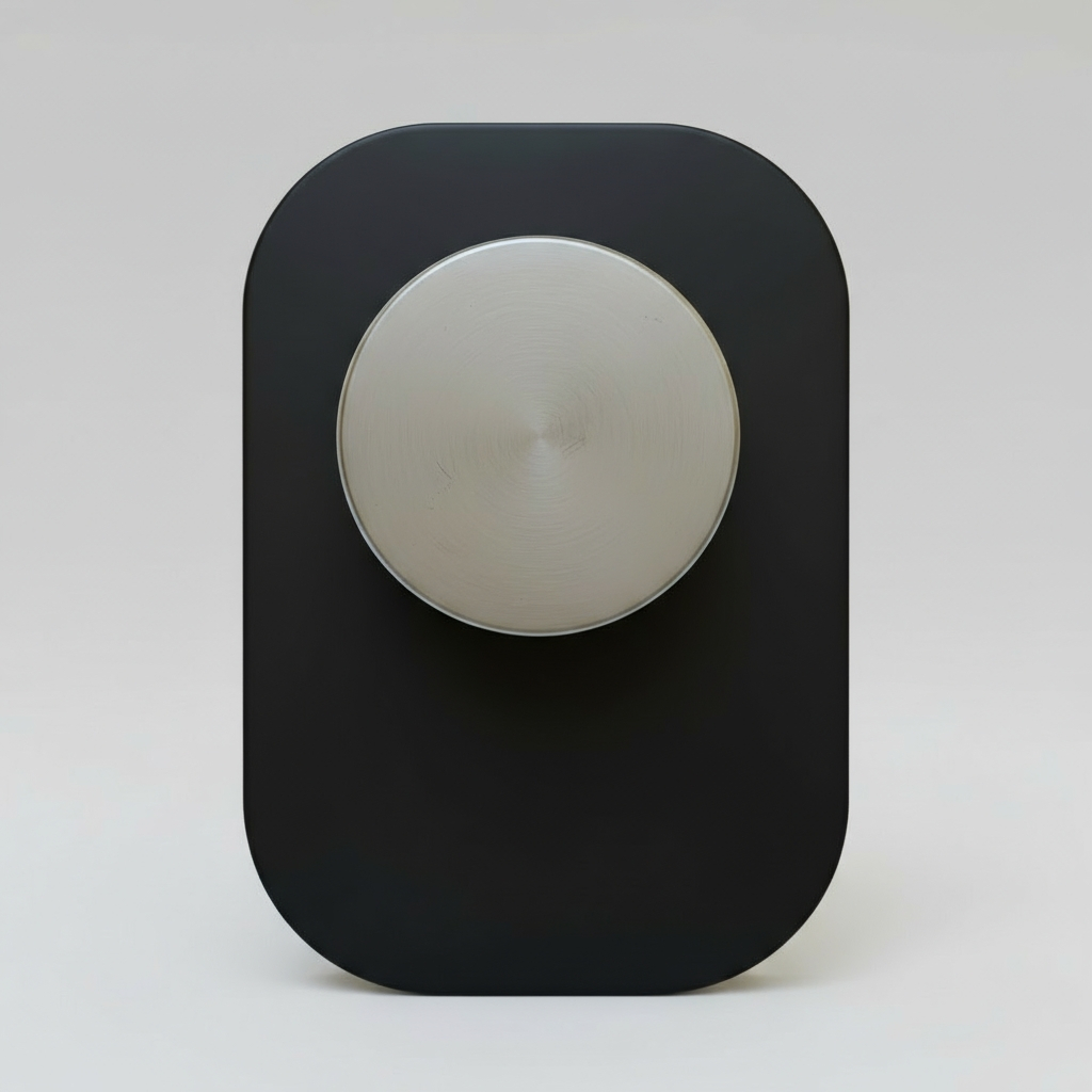 Schlossgehäuse für Bundeswehr-Buche-Dekor Schrank - Komplett-Set mit Drehknopf