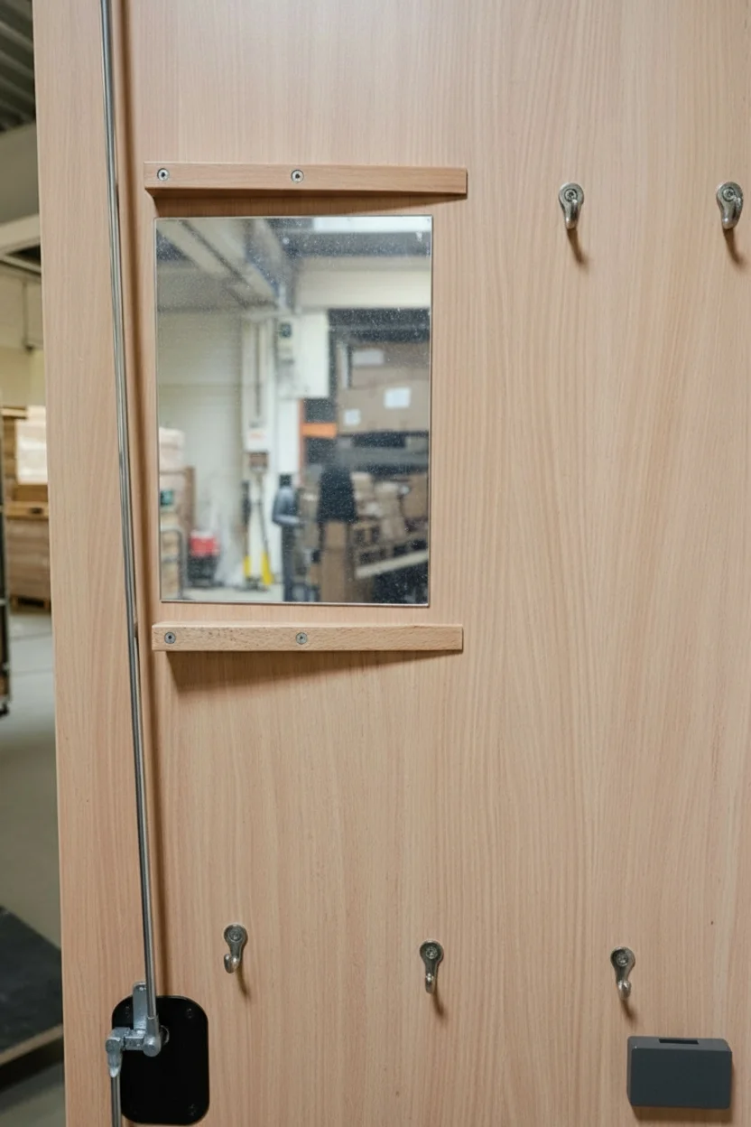 Bundeswehr Buche-Dekor Spind - Linke Variante Bild 7