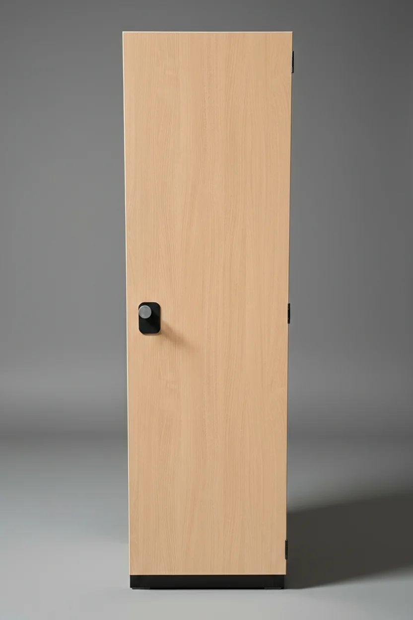 Bundeswehr Buche-Dekor Spind - Rechte Variante