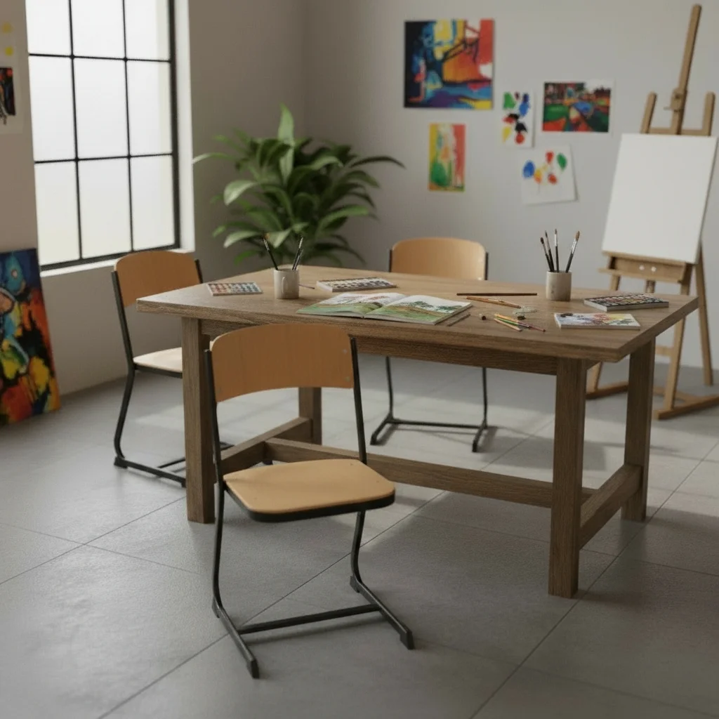 Bundeswehr Stapelstuhl - Unverwüstlich & Stapelbar Bild 4